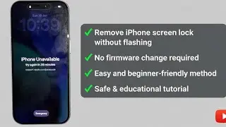 All iPhone iPad Passcode Unlock No Need Flashing | 2026 Update | iPhone 17 Pro