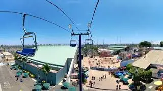 2023 Orange County Fair / OC Fair: Sky Ride 360 VIDEO on 7/15/23 with @theFUNnelCakeBlog #ocfair