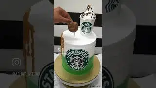 Starbucks✅❤️ #baking #cake #cakemaking #cakeart #cakedesign #cakestyle #starbucks #coffeecake