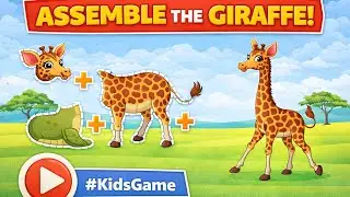Giraffe puzzle game 