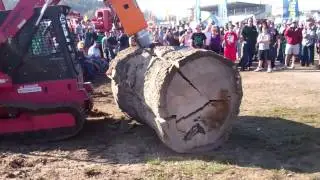 H.F. 500 Cone Screw Splitter at the Paul Bunyon Logging Show
