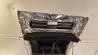 Installing 12v outequippro rooftop RV AC unit on Tiffin Wayfarer two units on 24&rsquo; RV.