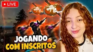 🟡JOGANDO FREEFIRE AO VIVO, GUERRA DE GUILDA E SALINHAS🟡#aovivo #garenafreefire #freefire