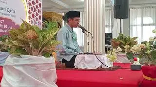 Muslim dermiwa eko putra juara 1 cabang 30 juz mtq 41 Bukittinggi 