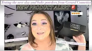 GERARD COSMETICS NEW SLAY THE BAKE BLURRING AND SCULPTING POWDERS|| BRAND NEW LAUNCH 🔊🚀😃