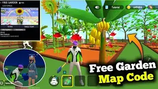 Free Garden New CRAFTLAND MAP 🌻🌱 | Free Fire Free Garden Craftland map code | FF New Craftland Map