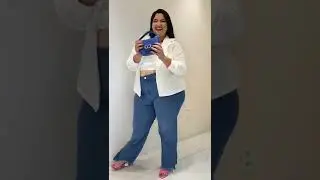 Wide Leg Jeans Plus Size-look 1 ou 2? #fornecedoresatacado #modaplussize #empoderamentofeminino