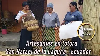 😘😘Belleza de artesanías en totora.  Ecuador 🇪🇨🇪🇨