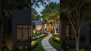 Beautiful Modern Front Yard Garden #garden #gardening