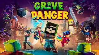 Minecraft Grave Danger! Part 3-Defending the door against zombie dogs