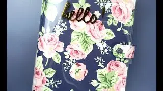 2017 Webster Pages Blue Floral Planner Review//New!!!//A5