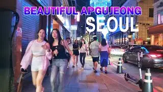 [4K] Beautiful Apgujeong rodeo street is really Gangnam style like no other