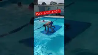 Piscine challenge ! NE PAS TOMBER ! #shorts #shortvideo #short #viral #trending #funny