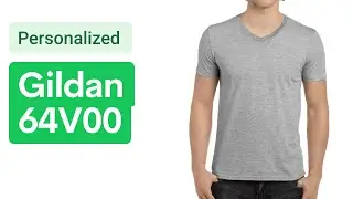 Gildan 64V00 V-neck Tee - Printify Product Review (2024)