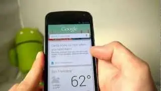 Hands on with Google Now on Android 4.1 Jelly Bean