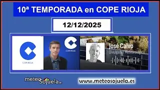 Meteosojuela en la radio. COPE RIOJA. 12/12/2025