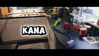Thomas and Friends, Railway journey in the kitchen, run around have fun😊