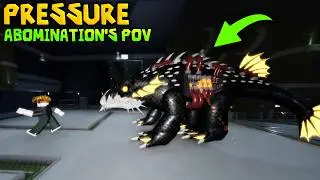 PRESSURE : Abomination's POV - All chase Cutscenes [ROBLOX]