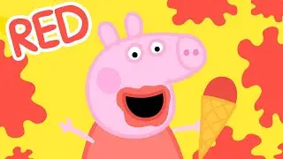 Peppa Pig ❤️ Learn Colours with Peppa - RED | Learning Videos for Toddlers | Learn with Peppa Pig