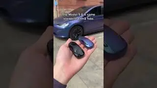 The model X keyfob is so cute 🥺 #tesla #modelx #shorts