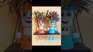 Cartoon face planter/doll planter/diy planter ideas/ #delightfulldecorandmore #planterideas #diy