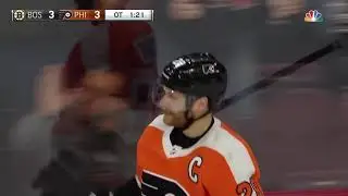 Buts spectaculaires en NHL (Konecny puis Giroux pour une victoire en prolongation)