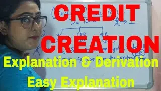 Credit Creation Theory of Banking|What is Credit Creation in Banks|Multiple Credit Creation|Economic