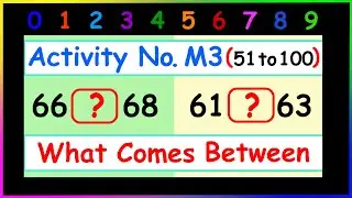 What comes between | Activity M3 | 51 to 100 numbers | varun biwanl