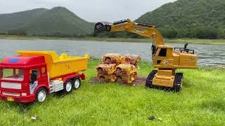 Tata Tipper & Hitachi Parle_G Biscuit loaded... And Accident & Hulk Recovery........