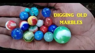 Treasure Hunting Digging Bottles - Marbles - Toys - Antiques - Marble Run