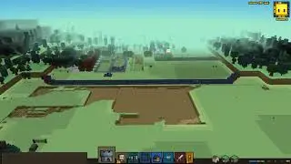Stonehearth Gameplay - Building a wall - Alpha Early Access