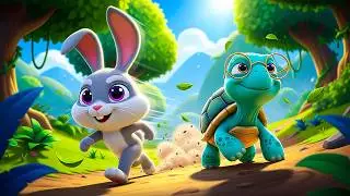 The Turtle Won! 🐢🐰 | कछुआ जीत गया! | Fun Nursery Rhymes for Kids