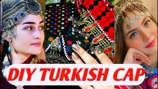 DIY Turkish Traditional Pathani Cap /How To Make Handmade Turkish Halima Sultan Cap Ertugal Inspired