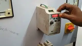 Frequency control of Three phase induction motor by  vfd control.