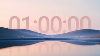 Focus for 1 Hour I Countdown 60 minutes Timer for Study, Work or Creativity #1hour #60minutes #timer