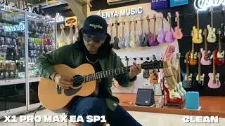 SAMPLE SOUND GITAR TERBARU ENYA MUSIC ADA X1 PRO MAX!! AKUSTIKNYA RENYAAHHHH🥵