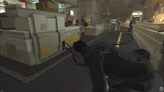 Deus Ex Human Revolution - 100% Stealth the very beginning of the game. Difficulty: Give Me Deus Ex