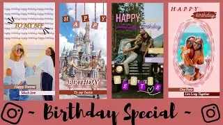 Instagram story ideas for birthday| Creative birthday instagram stories 2020|  thatchaoticgirl |