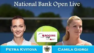 🔴 Petra Kvitova vs Camila Giorgi 🔴 | WTA Montreal | Highlight Data