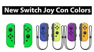 Nintendo Switch Joy Con Colors + Exclusive Color Option!