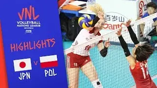 JAPAN vs. POLAND - Highlights Women | Week 5 | Volleyball Nations League 2019