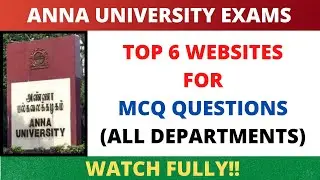 Top Websites for MCQ Questions | Anna University | Tamil | Middle Class Engineer |
