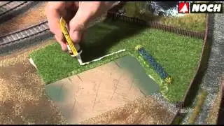 NOCH Modellbau:  Grasmatten und Schottermatten