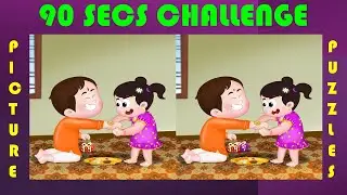 90 SECS CHALLENGE |PICTURE PUZZLES|FIND 5 DIFFERENCES IND|MINDMOCK GAMES|NEW PUZZLES