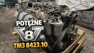 Kirowiec K744 Remont SILNIKA TMZ 8423.10 czyli POTĘŻNE V8 widza Marcina! Rolnik Łukasz 