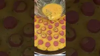 Despu&eacute;s de esta receta no comer&aacute;s Salchicha de otra manera!😋😱#shorts #viral