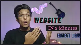 How to make Website in 5 mins | Website Tutorial in HINDI!! | For Beginners - The Easy Way....