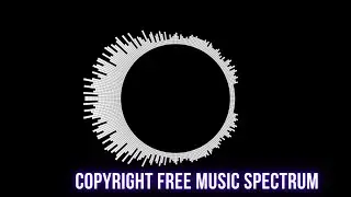 white circle music spectrum | copyright free music spectrum