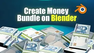 Create Naira stack currency in blender | Full Animated Re-creation of FairMoney  Ad | Scene 3 pt 2