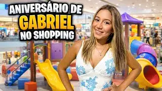 ANIVERS&Aacute;RIO DE GABRIEL NO SHOPPING 🛍️🎂MUITA DIVERS&Atilde;O NO PARQUINHO!